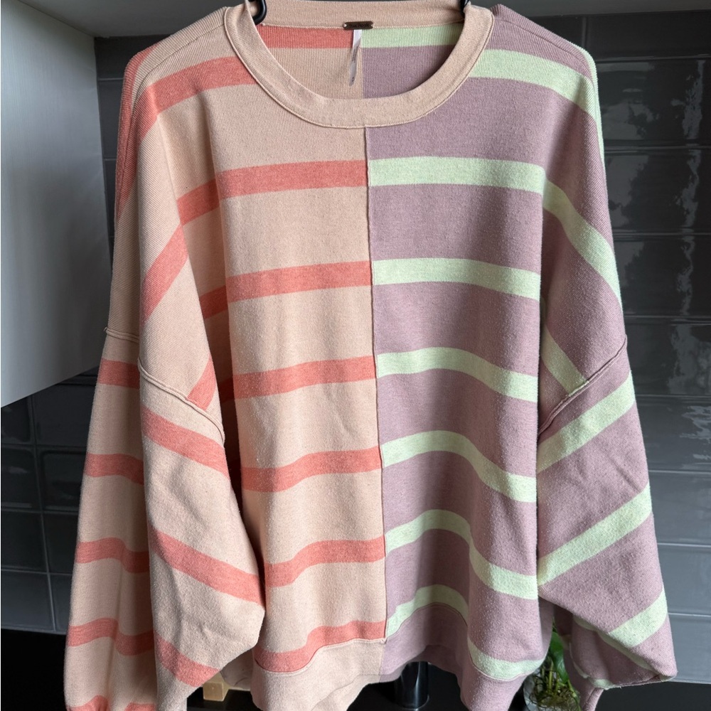 Free People Multicolor Knit Top
